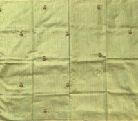 Divyanshi - Hand embroidered jute kota sari