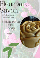 Multani Cedar handmade clay soap