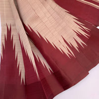 Samantha - Brown temple border Arani silk