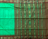 Enchanted Forest- Green Gopalpur Tussar silk saree