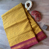 Charu  - 9 yards dip dyed Madurai Sungudi saree -Madisar