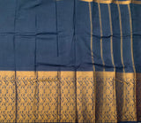 Poles apart - dip dyed Madurai Sungudi saree with Vanasingaram border
