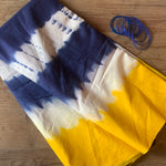 4 a.m. - Shibori mul cotton saree - best price