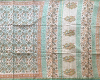 Isavi - block printed Chanderi saree