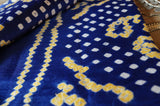 Manmohini - hand knotted bandhej modal silk saree
