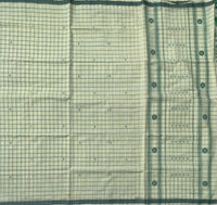 Changing light - Handwoven checked mangalgiri cotton