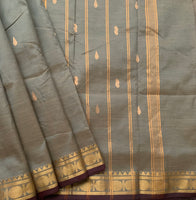 Moon river - silk cotton Chinnalampattu banana fiber saree