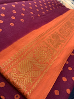 Ponmani - dip dyed Madurai Sungudi saree