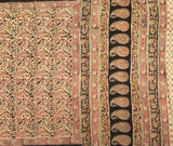 Purvija- Kalamkari cotton sari
