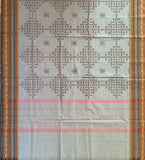 Rajitha Kolam block prints on Chettinad cotton saree