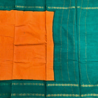 Dhriti - 9 yards dip dyed Madurai Sungudi saree -Madisar