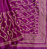 Purple princess - kutch hand embroidery