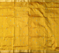 Mangalam - Yellow pure silk Uppada Jamdani